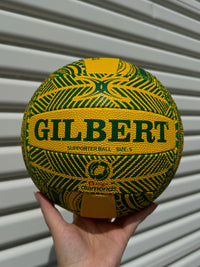 Load image into Gallery viewer, Personalised Gilbert Indigenous First Nations Diamonds Supporter Netball (SIZE 5)
