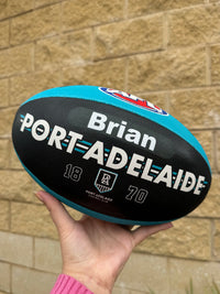 Load image into Gallery viewer, Personalised AFL Official Port Adelaide Power Club Football (Size 5)
