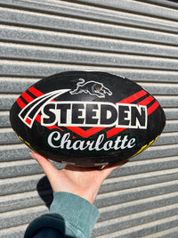 Load image into Gallery viewer, Personalised Penrith Panthers Official NRL Ball (Size 5)
