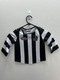 Load image into Gallery viewer, Personalised Collingwood Magpies AFL Toddler Guernsey
