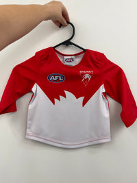 Load image into Gallery viewer, Personalised Sydney Swans AFL Toddler Guernsey
