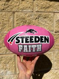 Load image into Gallery viewer, Personalised Limited Edition Penrith Panthers Official NRL Ball (Size 5)
