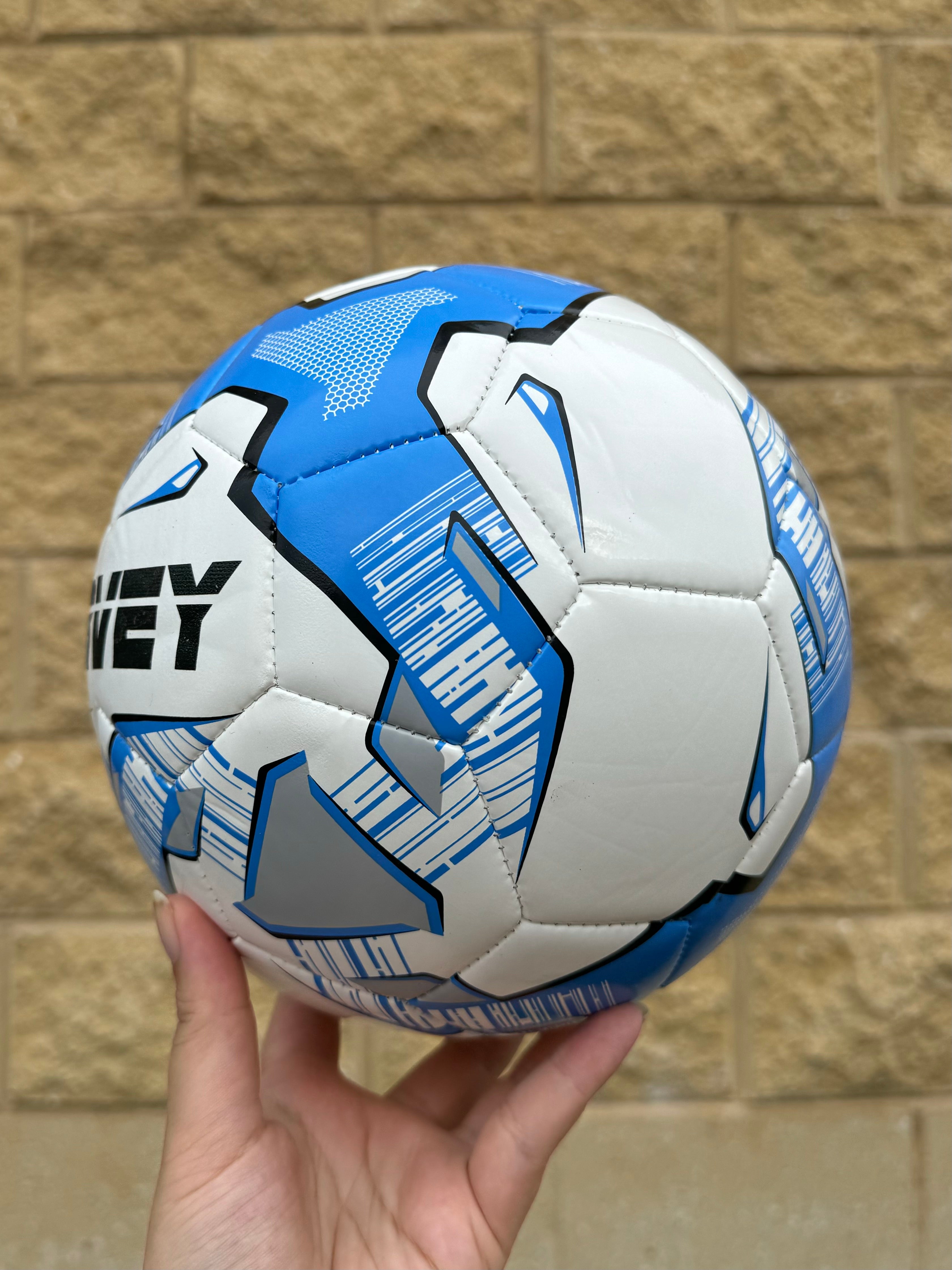 Personalised Mi-Ball Blue Soccer Ball (Size 3, 4, 5)