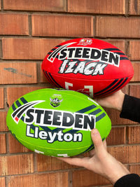 Load image into Gallery viewer, Personalised Canberra Raiders Official NRL Ball (Size 5)
