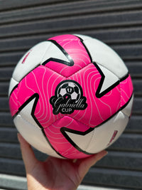 Load image into Gallery viewer, Personalised Deploy Pink Soccer Ball (Size 3, 4, 5)
