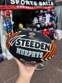 Load image into Gallery viewer, Personalised Wests Tigers Official NRL Ball (Size 5)
