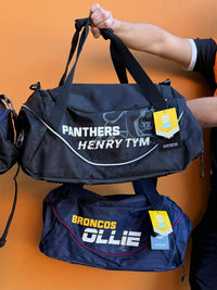 Load image into Gallery viewer, Personalised Penrith Panthers Official NRL Sports Bag
