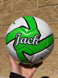 Load image into Gallery viewer, Personalised Deploy Green Soccer Ball (Size 3, 4, 5)
