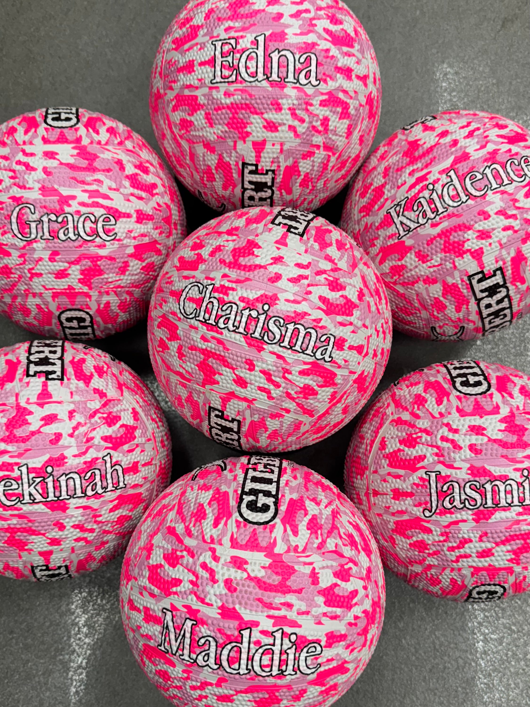 Personalised Gilbert Pluto Mini Netball (Mini)