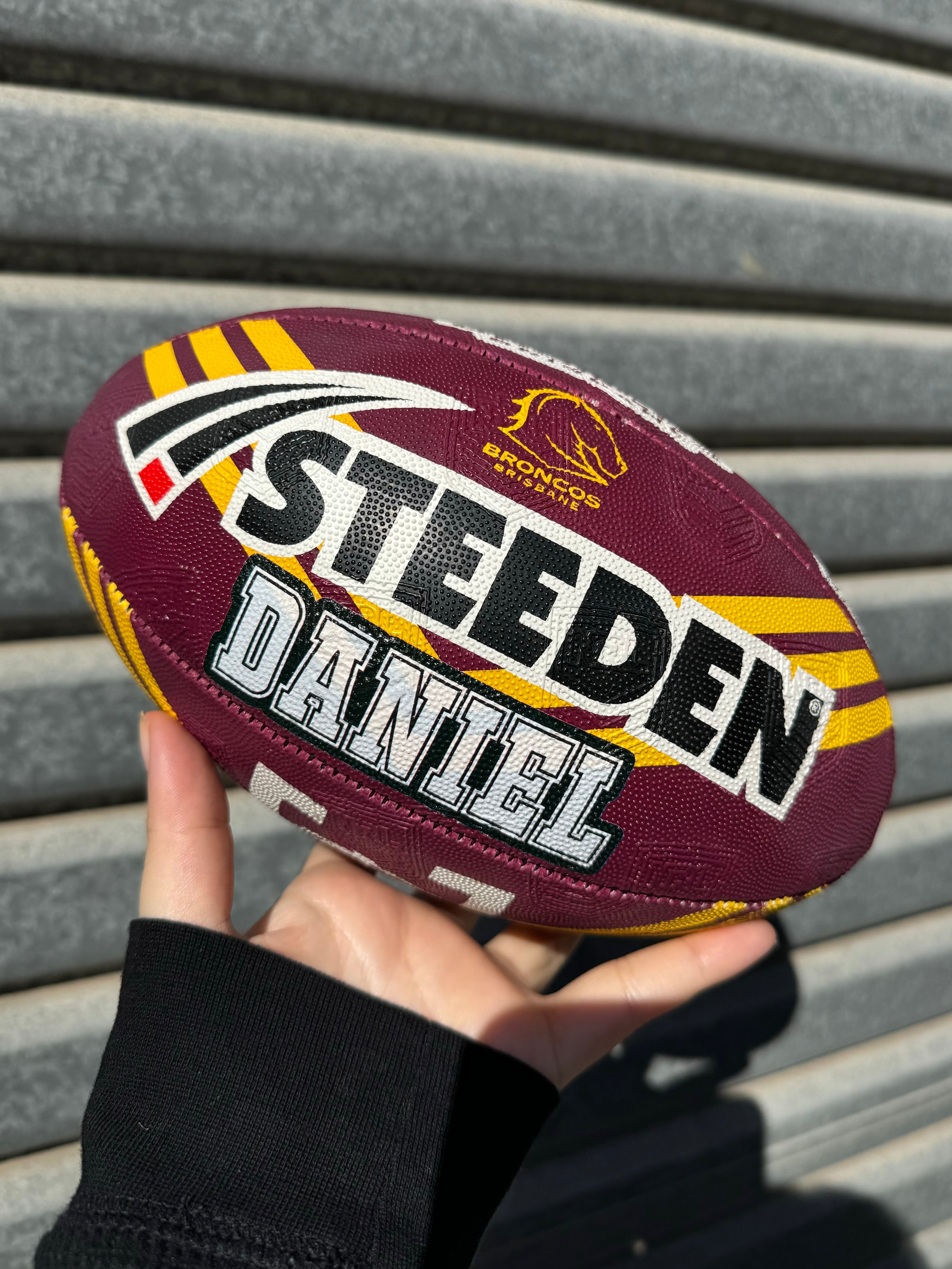 Personalised Official NRL Team balls (11inch mini ball)