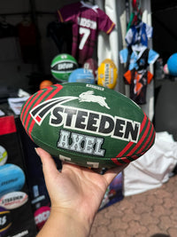Load image into Gallery viewer, Personalised South Sydney Rabbitohs Official NRL Ball (11inch mini ball)
