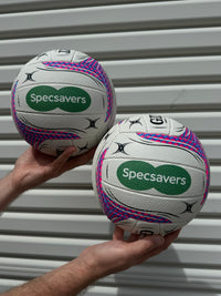 Load image into Gallery viewer, Personalised Gilbert White Spectra Netball (SIZE 4, 5)
