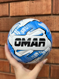 Load image into Gallery viewer, Mini Personalised Mi-Ball Blue Soccer Ball (Mini Size)
