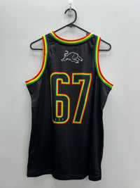 Load image into Gallery viewer, Personalised NRL Penrith Panthers Basketball Singlet
