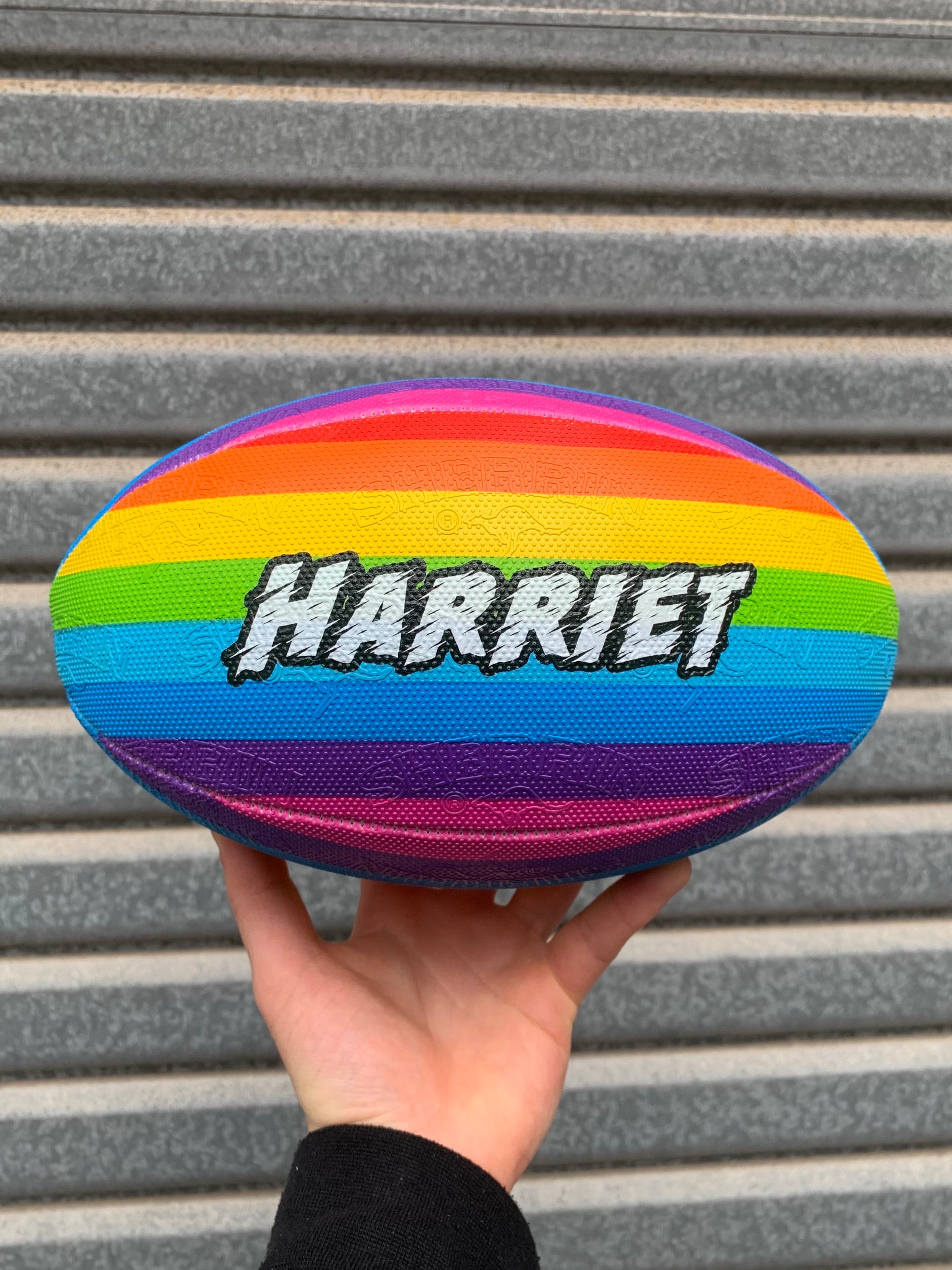 Personalised AFL Rainbow Football - (Size 3, 5)