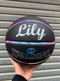 Load image into Gallery viewer, Personalised Spalding Irisedcent  Composite leather TF Basketball - (Size 6, 7)

