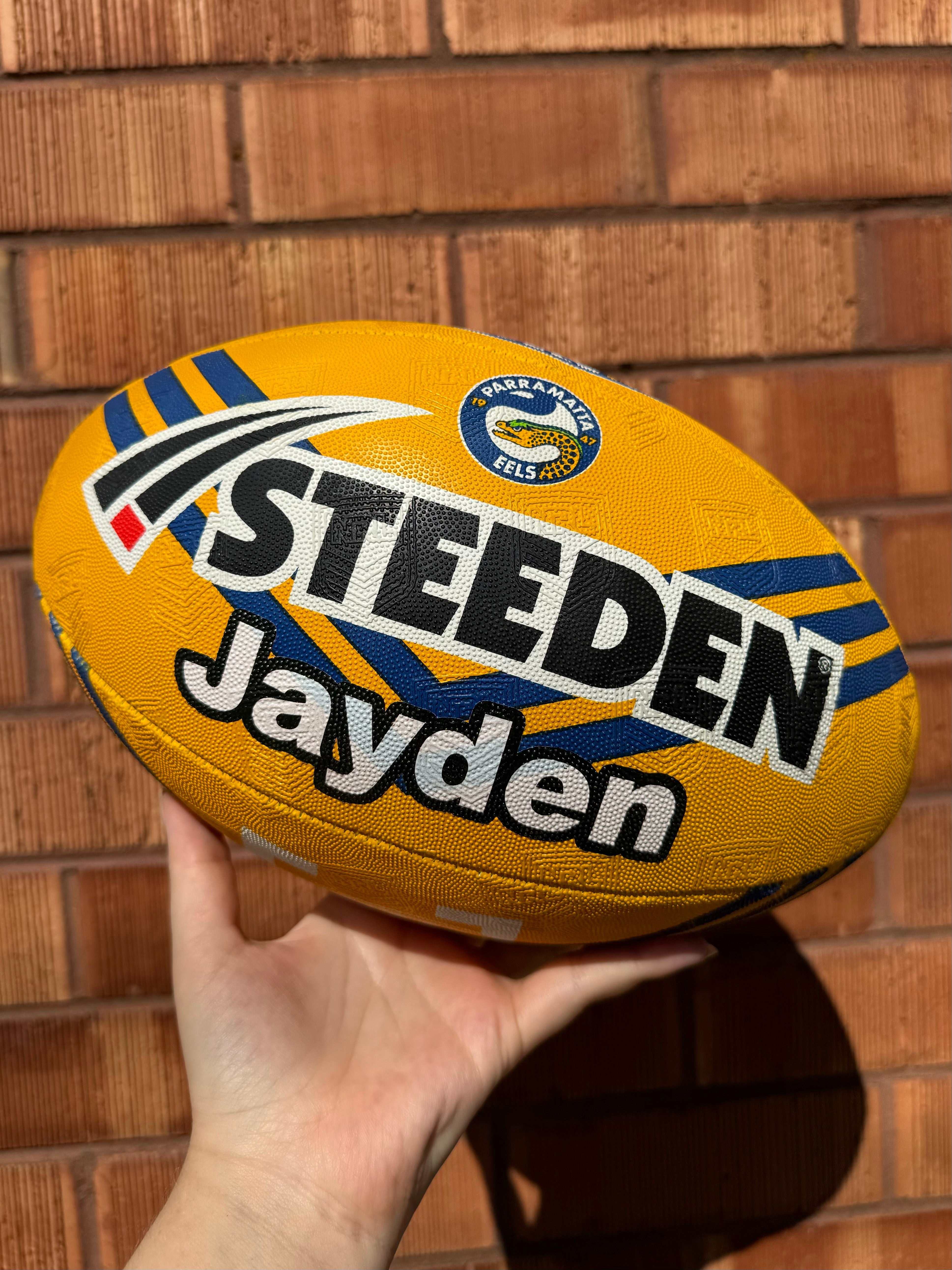 Personalised Parramatta Eels Official NRL Ball (Size 5)