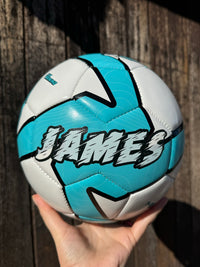Load image into Gallery viewer, Personalised Deploy Blue Soccer Ball (SIZE 3, 4, 5)
