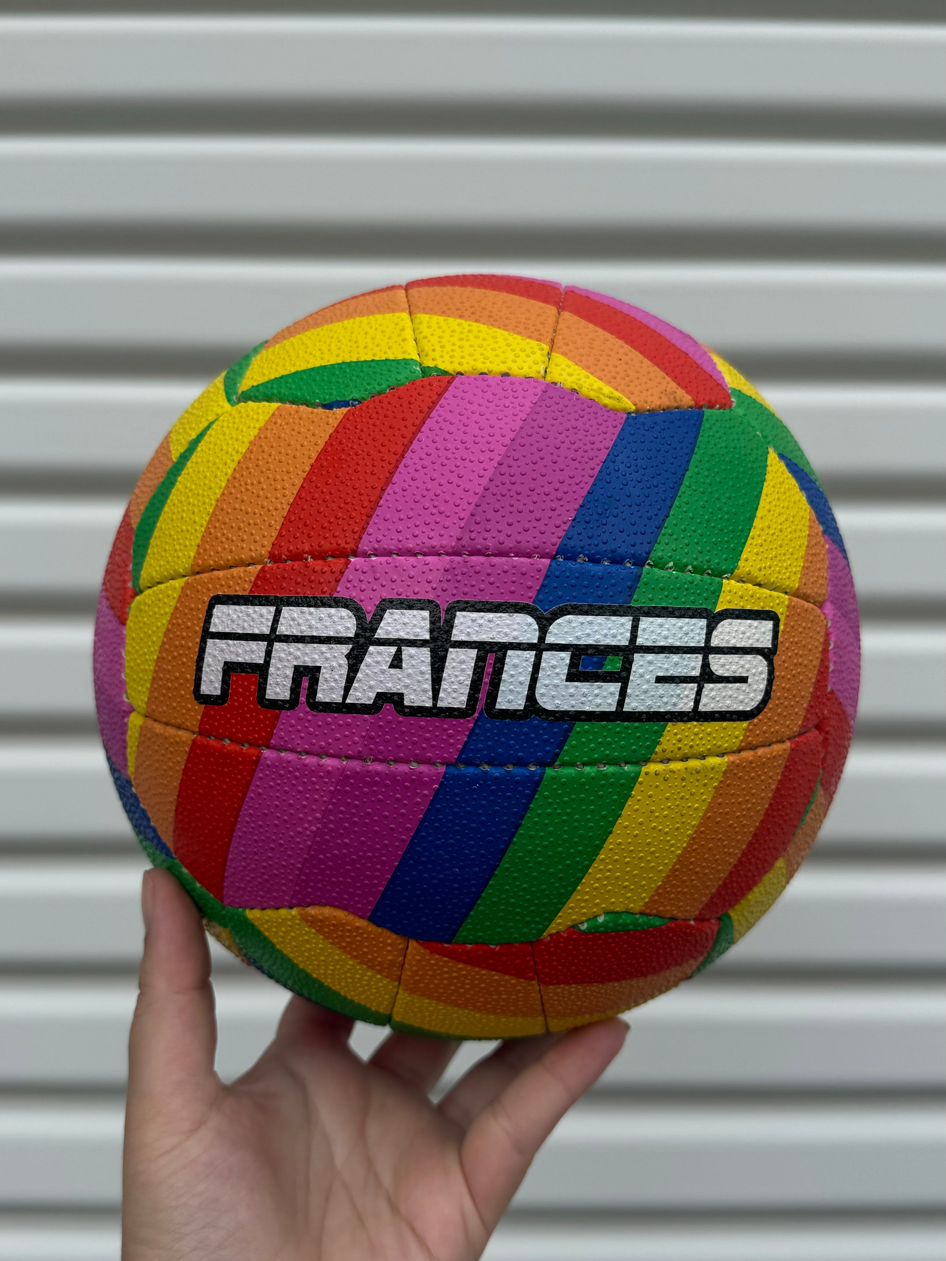 Personalised Mi-Ball Envision Rainbow Netball (SIZE 4, 5)