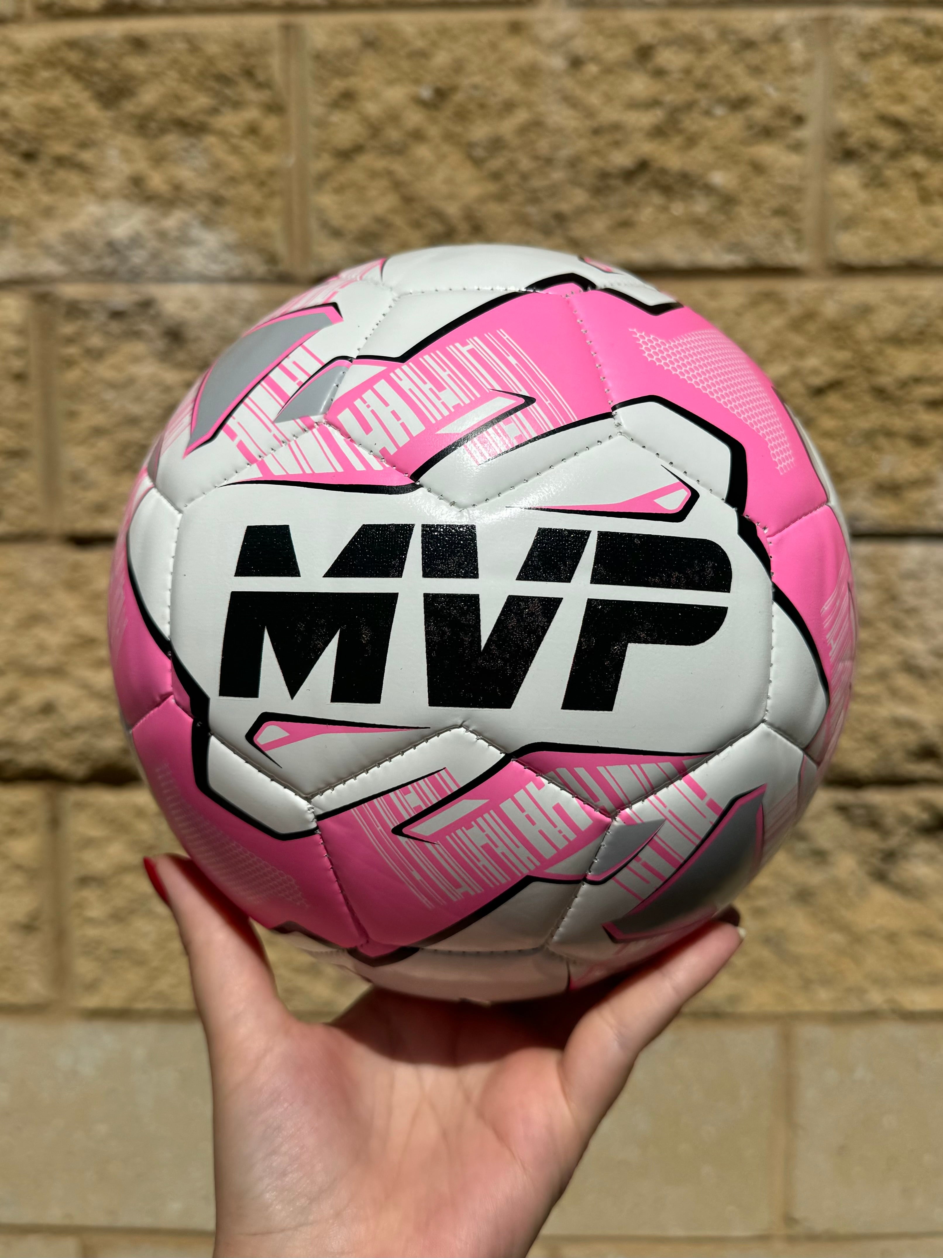 Personalised Mi-Ball Pink Soccer Ball (Size 3, 4, 5)