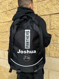 Load image into Gallery viewer, Personalised Penrith Panthers Official NRL Backpack
