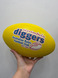 Load image into Gallery viewer, Personalised Mi-Ball AFL Football - Yellow (Size 5)
