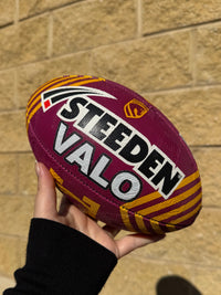 Load image into Gallery viewer, Personalised Brisbane Broncos Official NRL Ball (11inch mini ball)
