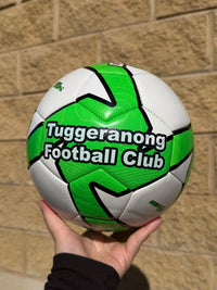 Load image into Gallery viewer, Personalised Deploy Green Soccer Ball (Size 3, 4, 5)
