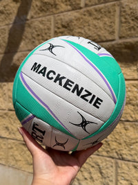 Load image into Gallery viewer, Personalised 2027 Gilbert Flare Match Netball (SIZE 5)
