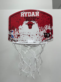 Load image into Gallery viewer, Personalised Wilson NBA Team Mini Basketball Hoop (Chicago Bulls)
