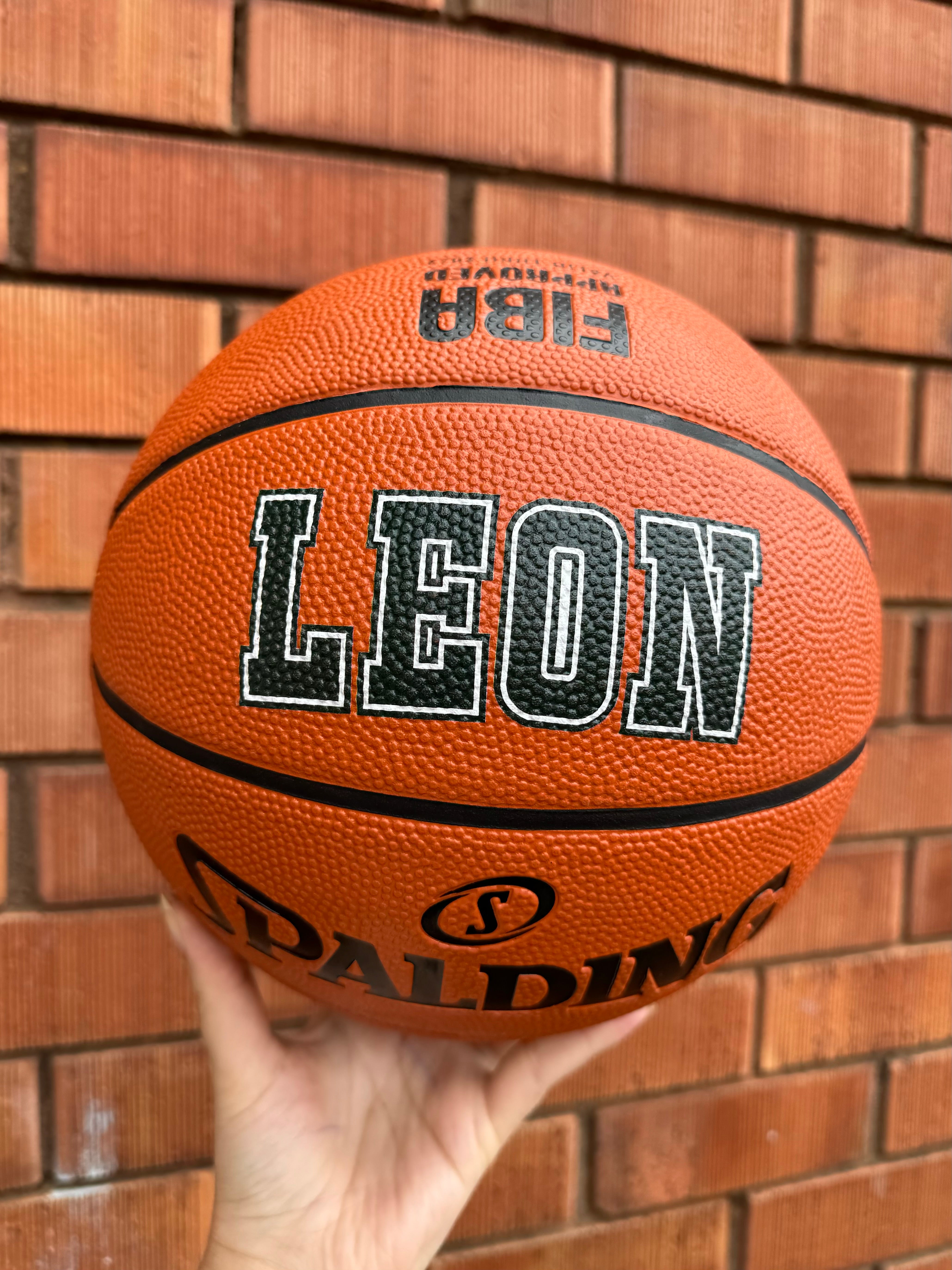 Personalised Spalding Rubber Basketball (Size 4) TF-150