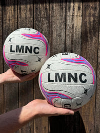 Load image into Gallery viewer, Personalised Gilbert White Eclipse M500 Netball (SIZE 4)

