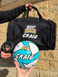 Load image into Gallery viewer, Personalised Best Coach Soccer Gift Pack (Deploy Blue)
