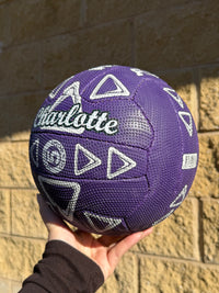 Load image into Gallery viewer, Personalised Hart Fuse Purple Netball (SIZE 4, 5)
