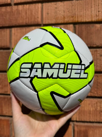 Load image into Gallery viewer, Personalised Neon Deploy Soccer Ball (Size 3, 4 ,5)
