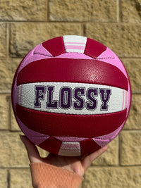 Load image into Gallery viewer, Personalised Mi-Ball Envision Pink Netball (SIZE 5)
