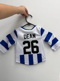 Load image into Gallery viewer, Personalised North Melbourne Kangaroos AFL Toddler Guernsey

