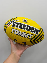 Load image into Gallery viewer, Personalised North Qld Cowboys Official NRL Ball (Size 5)
