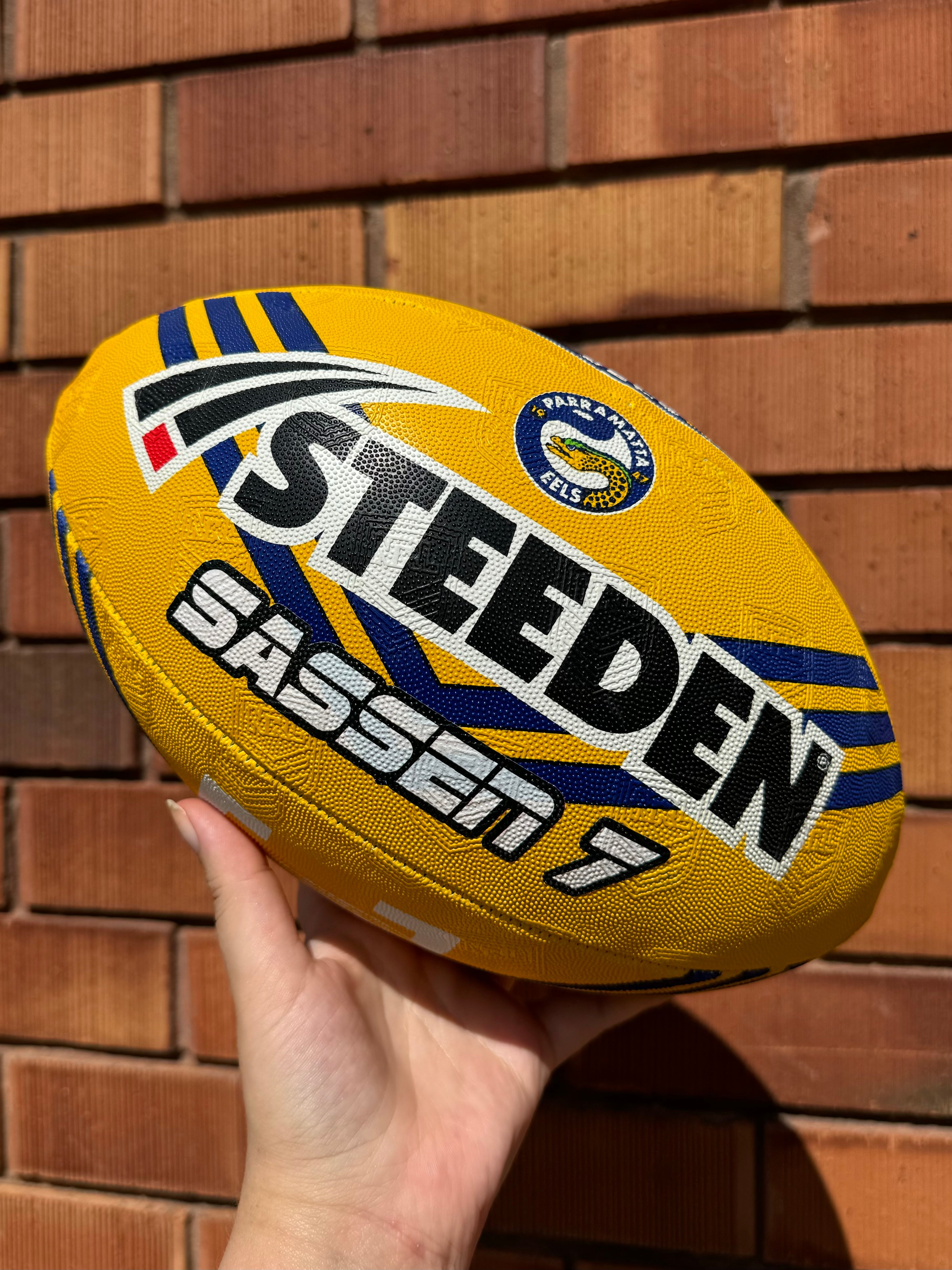 Personalised Parramatta Eels Official NRL Ball (Size 5)