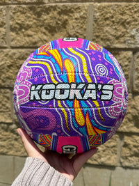 Load image into Gallery viewer, Personalised Gilbert 2026 Indigenous First Nations Supporter Netball (SIZE 5)
