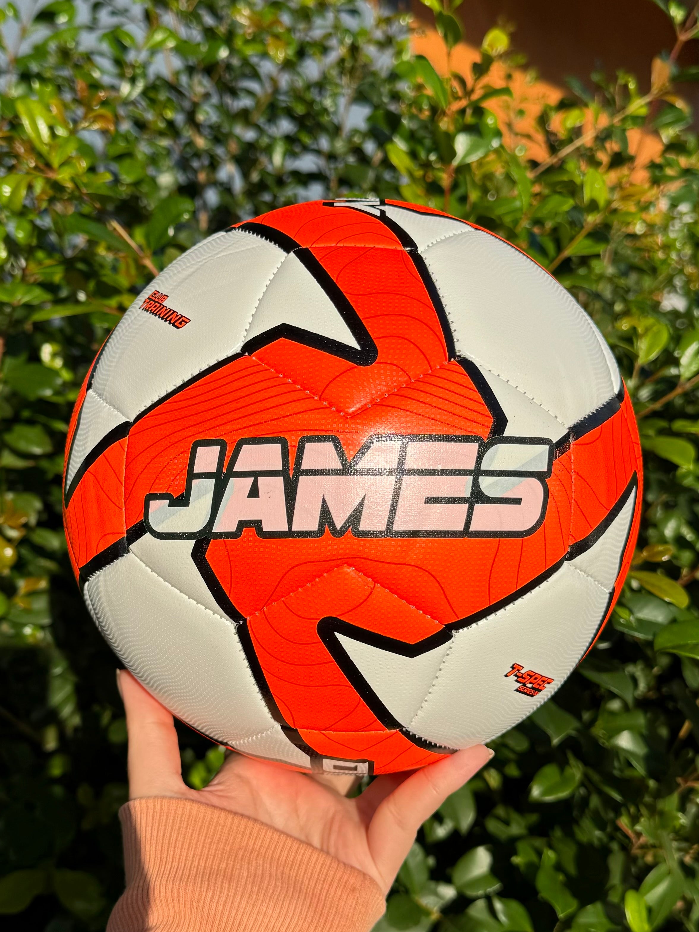 Personalised Deploy Orange Soccer Ball (Size 3, 4, 5)