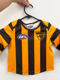 Load image into Gallery viewer, Personalised Hawthorn Hawks AFL Toddler Guernsey
