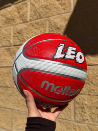 Load image into Gallery viewer, Personalised Molten GRX Red/White Rubber Basketball (Size 5)
