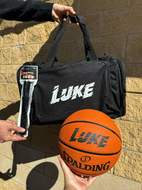 Load image into Gallery viewer, Personalised Basketball Starter Pack (Spalding Orange TF 50)
