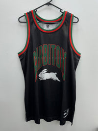 Load image into Gallery viewer, Personalised NRL South Sydney Rabbitohs Basketball Singlet
