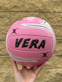Load image into Gallery viewer, Personalised Gilbert Exo Pink Netball (SIZE 5)

