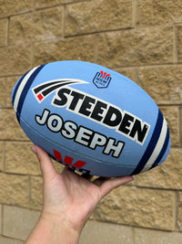 Load image into Gallery viewer, Personalised NSW Blues State Of Origin Official NRL Ball (Size 5)
