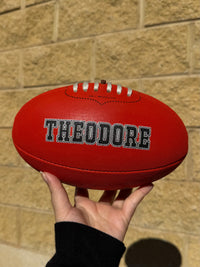 Load image into Gallery viewer, Personalised Mi-Ball AFL Football - Red (Size 1, 2, 3, 4, 5)
