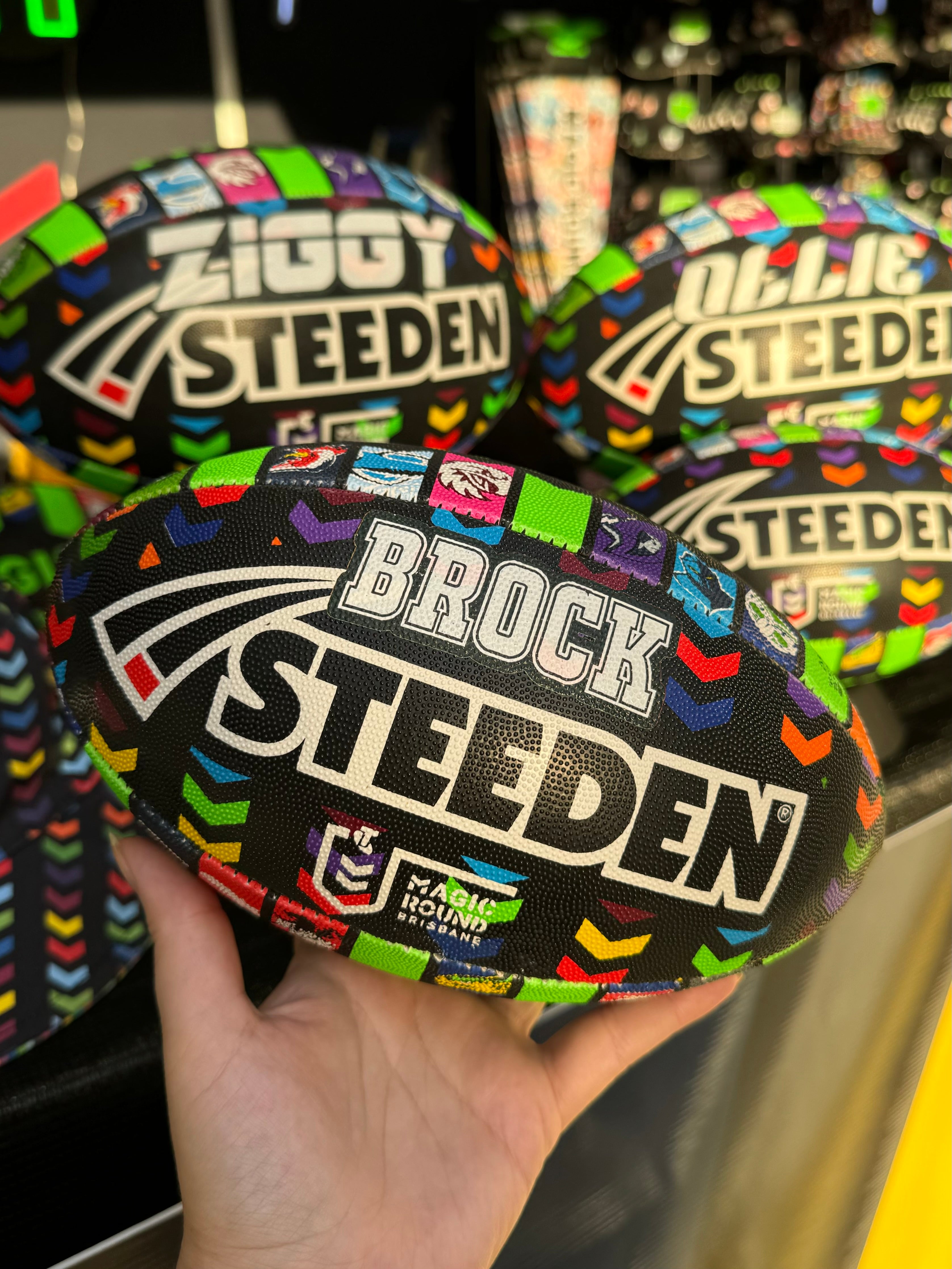 Personalised 2025 Official NRL Magic Round Supporter Ball (11 inch)