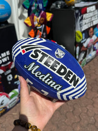 Load image into Gallery viewer, Personalised Canterbury Bulldogs Official NRL Ball (11inch mini ball)
